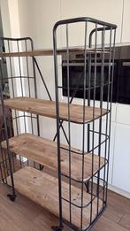 Bakkerskast met houten planken, Huis en Inrichting, Kasten | Stellingkasten, Ophalen, Zo goed als nieuw