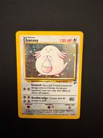 Chansey holo 3/130 pokemon base set 2, Ophalen of Verzenden, Zo goed als nieuw