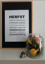 Div. Zwart Wit posters herfst winter sinterklaas kerst hert, Ophalen of Verzenden, Nieuw