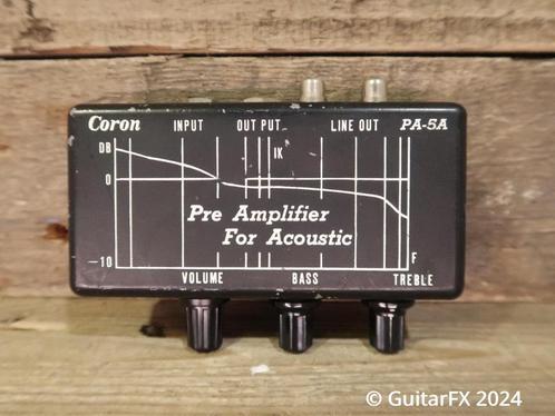 Coron PA-5A Pre Amplifier for acoustic (vintage en zeldzaam), Muziek en Instrumenten, Effecten, Gebruikt, Volume, Ophalen of Verzenden