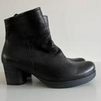 THINK! Mt 40 Comfortabele zwart leren enkel laarzen zgan, Zwart, Think!, Lage of Enkellaarzen, Ophalen of Verzenden