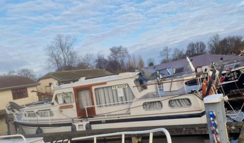 mooie Faber Kruiser met binnnen en buiten besturing boeg en, Watersport en Boten, Motorboten en Motorjachten, Gebruikt, Staal