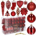 Kerstballen | 72 Stuks | Rood/Wit, Ophalen, Zo goed als nieuw
