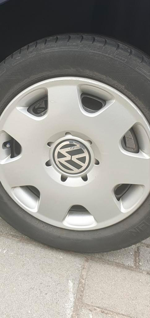 VW Fox Velgen + Banden - 14 inch, Auto-onderdelen, Banden en Velgen, Banden en Velgen, Zomerbanden, 14 inch, 165 mm, Personenwagen