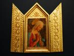 Drieluik Triptiek Icoon Madonna Filippo Lippi goudverguld, Antiek en Kunst, Ophalen of Verzenden