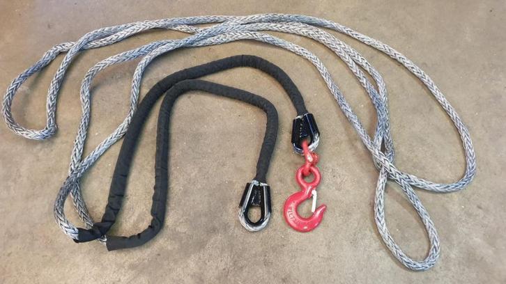 28mm dik 4x4 offroad lier verleng touw dyneema, Auto diversen, Overige Auto diversen, Ophalen of Verzenden