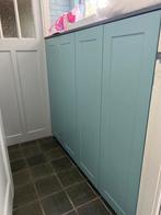 Opbergkast/ keukenkast BEIGE/ TAUPE kleur, Huis en Inrichting, Ophalen, Met deur(en), 100 tot 150 cm, Zo goed als nieuw