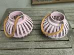 Grats 2x Windlicht lantaarn, Ophalen, Overige materialen, Minder dan 25 cm