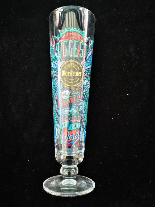 Warsteiner design bierglas drinkglas Art collectie tulpglas, Verzamelen, Glas en Borrelglaasjes, Nieuw, Bierglas, Ophalen of Verzenden