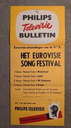 Philips TV Bulletins - o.a. Eurovisie Songfestival Jaren 50, Verzamelen, Ophalen of Verzenden, Nieuw, Overige typen