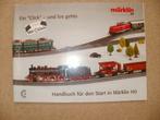 Marklin Ho banenboek met c rails banen en div. lokomotieven., Wisselstroom, Gebruikt, Märklin, Boek, Tijdschrift of Catalogus