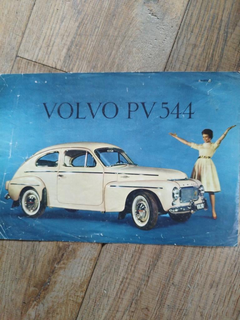 Volvo PV 544 Brochure - 1959, Volvo, Ophalen of Verzenden, Onbekend, Gelezen
