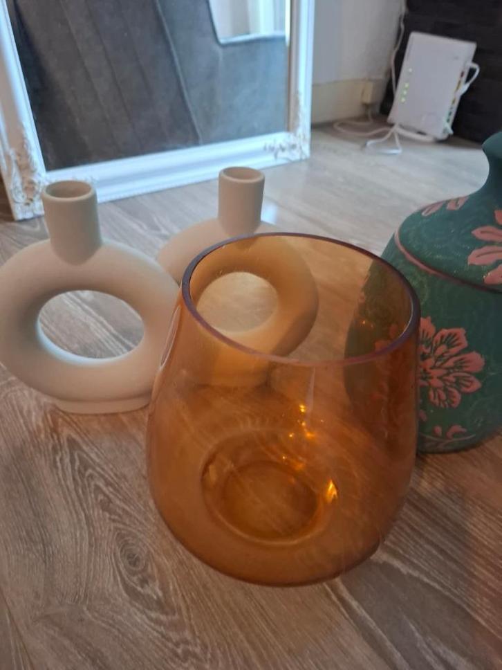 Set van 4 stijlvolle vazen – los of als set te koop, Huis en Inrichting, Woonaccessoires | Vazen, Zo goed als nieuw, Overige kleuren