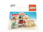 lego set 377 - Shell tankstation, Kinderen en Baby's, Speelgoed | Duplo en Lego, Ophalen of Verzenden, Gebruikt, Complete set