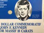 J.F. Kennedy  gouden Herdenkingsmunt, Postzegels en Munten, Munten | Amerika, Verzenden, Losse munt, Goud