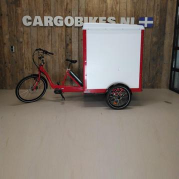 Monark Centro 3 elektrische bakfiets (1.3M3) rood 2020 beschikbaar voor biedingen