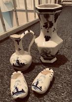 Delfts Blauw Miniatuur Set - Klompjes en Kruik, Ophalen of Verzenden