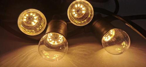 LED transparant extra warm geliger 1.2w sfeerlamp, prikkabel, Tuin en Terras, Buitenverlichting, Nieuw, Overige typen, Kunststof