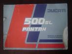 Ducati 500SL Pantah  Desmo 1979 workshop manual, Motoren, Ophalen of Verzenden, Ducati