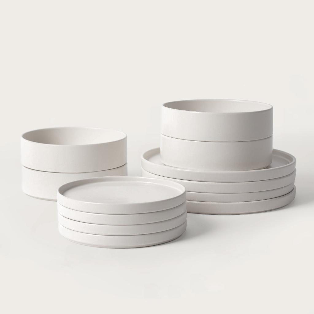 Far and Away serviesset wit, Huis en Inrichting, Keuken | Servies, Nieuw, Ophalen of Verzenden, Bord(en), Overige stijlen