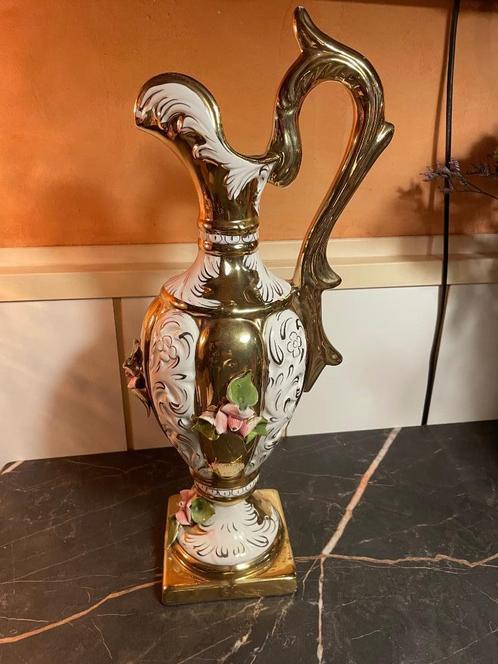 Antieke Italiaanse kruik vaas Benrose Capodimonte stijl, Antiek en Kunst, Antiek | Vazen, Ophalen