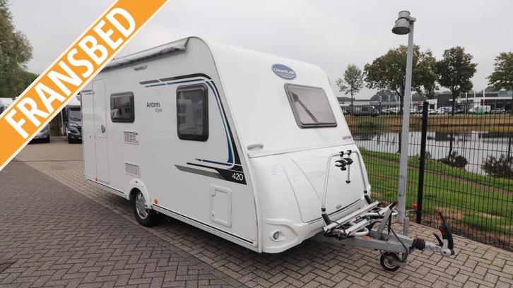 Caravelair Antares Style 420 Bj. 2018 Voortent / Mover, Caravans en Kamperen, Caravans, Bedrijf, tot en met 4, 750 - 1000 kg, Treinzit