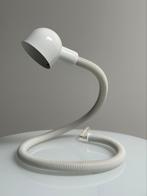 Vintage snake lamp snake light wit, Huis en Inrichting, Lampen | Tafellampen, Ophalen of Verzenden, Zo goed als nieuw, Minder dan 50 cm