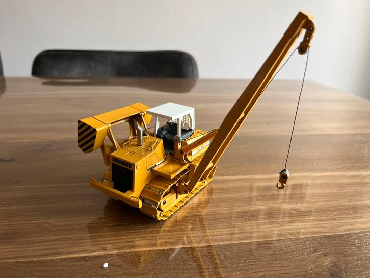 Liebherr RL 52 pypeliner Conrad, Hobby en Vrije tijd, Modelauto's | 1:50, Gebruikt, Hijskraan, Tractor of Landbouw, Conrad, Ophalen of Verzenden