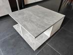 Moderne grijze salontafel betonlook, Huis en Inrichting, Tafels | Salontafels, Ophalen, Kunststof, 100 tot 150 cm, 50 tot 100 cm