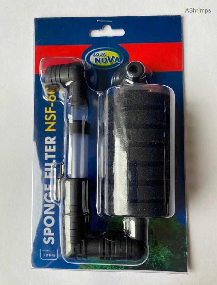 Aqua Nova sponsfilter 60L, Dieren en Toebehoren, Vissen | Aquaria en Toebehoren, Nieuw, Filter of Co2, Ophalen of Verzenden