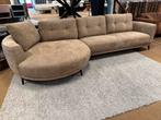 Hoek/Loungebank Beige 330x140 Direct/Leverbaar E-7140, Huis en Inrichting, Banken | Bankstellen, Hout, #Hoekbank#Loungbank#Beige#Liggedeelte#330