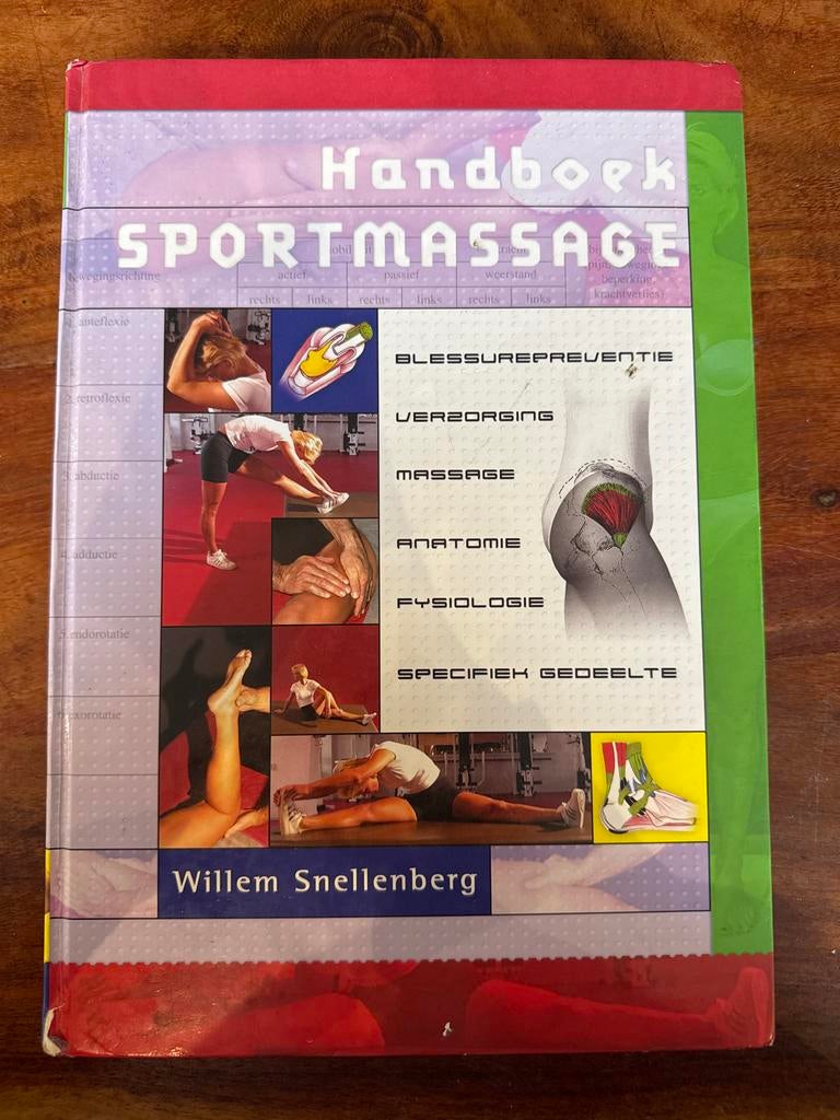 Handboek Sportmassage - Willem Snellenberg, Ophalen of Verzenden, Gelezen, Overige sporten
