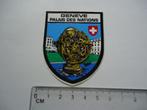 sticker oud Geneve Zwitserland Palais nations retro VN palei, Verzenden, Zo goed als nieuw, Bedrijf of Vereniging