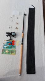 doodaas set shimano hengel nieuwe okuma molen, Ophalen of Verzenden, Zo goed als nieuw, Complete set