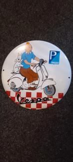 Groot echt emaille reclame bord zie foto, Verzamelen, Merken en Reclamevoorwerpen, Ophalen of Verzenden, Zo goed als nieuw, Reclamebord