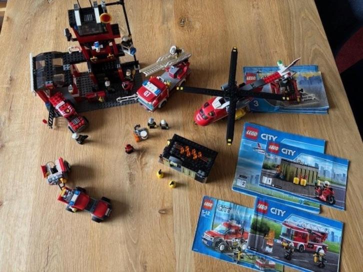 lego brandweer diverse sets, Kinderen en Baby's, Speelgoed | Duplo en Lego, Gebruikt, Lego, Complete set, Ophalen of Verzenden