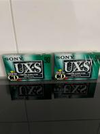 2 nieuwe Sony cassettebandjes UX.S 90 min, Ophalen, 2 t/m 25 bandjes, Overige genres, Nieuw in verpakking