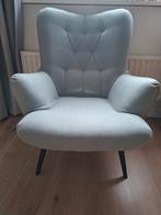 Fauteuil groen, Huis en Inrichting, Fauteuils, Ophalen, Zo goed als nieuw, 75 tot 100 cm, 50 tot 75 cm