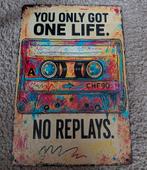 Wandbord Mancave Bar Kroeg Garage - 30x20 cm, Ophalen of Verzenden, Nieuw