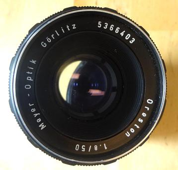 Vintage Meyer optik Oreston f1.8 M42 50 mm bokeh lens