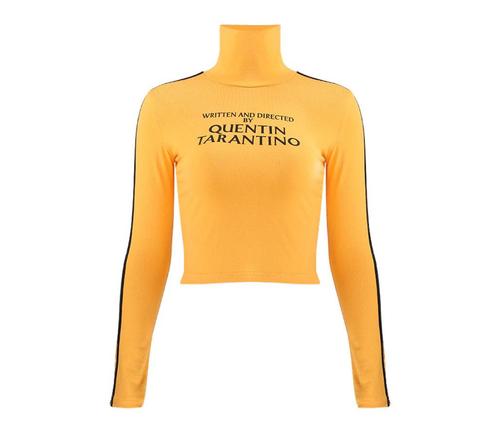 Quentin tarantino shirt (kill bill geel top t-shirt S M L), Kleding | Dames, Tops, Nieuw, Geel, Lange mouw, Verzenden