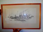 W. Smits  Tekening Staasmijn Maurits, Antiek en Kunst, Ophalen of Verzenden