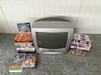Lifetec 14 inch CRT tv + VHS speler, Ophalen of Verzenden, Gebruikt, Minder dan 40 cm, Overige merken