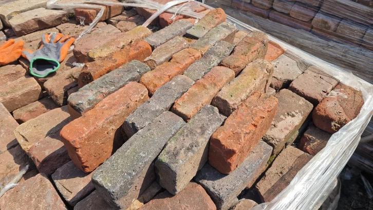 Hele mooie oude handgebakken brede rijnformaat, Tuin en Terras, Tegels en Klinkers, Gebruikt, Klinkers, Overige materialen, 5 tot 10 m²