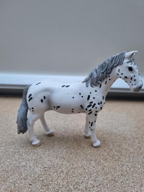 Schleich, 13910 Knabstrupper merrie, Verzamelen, Dierenverzamelingen, Zo goed als nieuw, Beeldje of Figuurtje, Paard, Ophalen of Verzenden