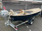 COMPLETE SLOEP CONSOLE BOOT MET KANTELTRAILER VAARBEWIJSVRIJ, Ophalen, Gebruikt, Tot 10 pk, 3 tot 6 meter