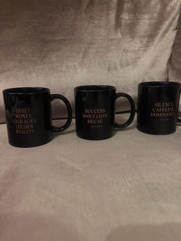  Don Oro Black Gold Mug Set (3-delig) – Limited Edition beschikbaar voor biedingen