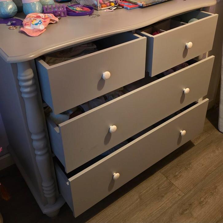 Commode Coming Kids Pebbles Grey, Huis en Inrichting, Kasten | Ladekasten, Gebruikt, Ophalen