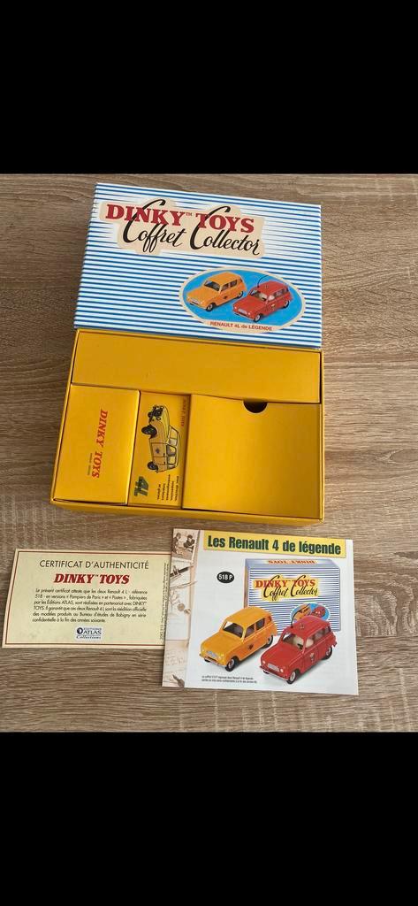 Dinky Toys Renault 4L Coffret Collector set van 2, Hobby en Vrije tijd, Modelbouw | Auto's en Voertuigen, Nieuw, Auto, 1:50 of kleiner