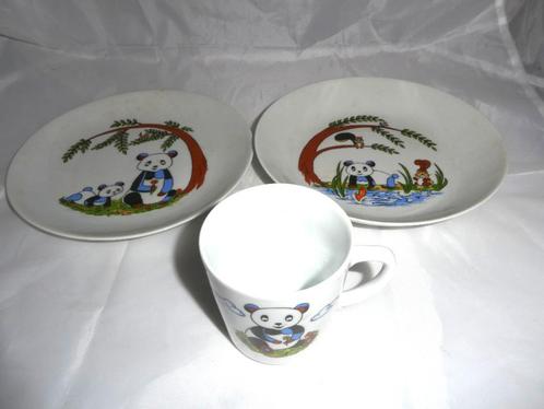Kahla Germany Panda servies set, Antiek en Kunst, Curiosa en Brocante, Ophalen of Verzenden